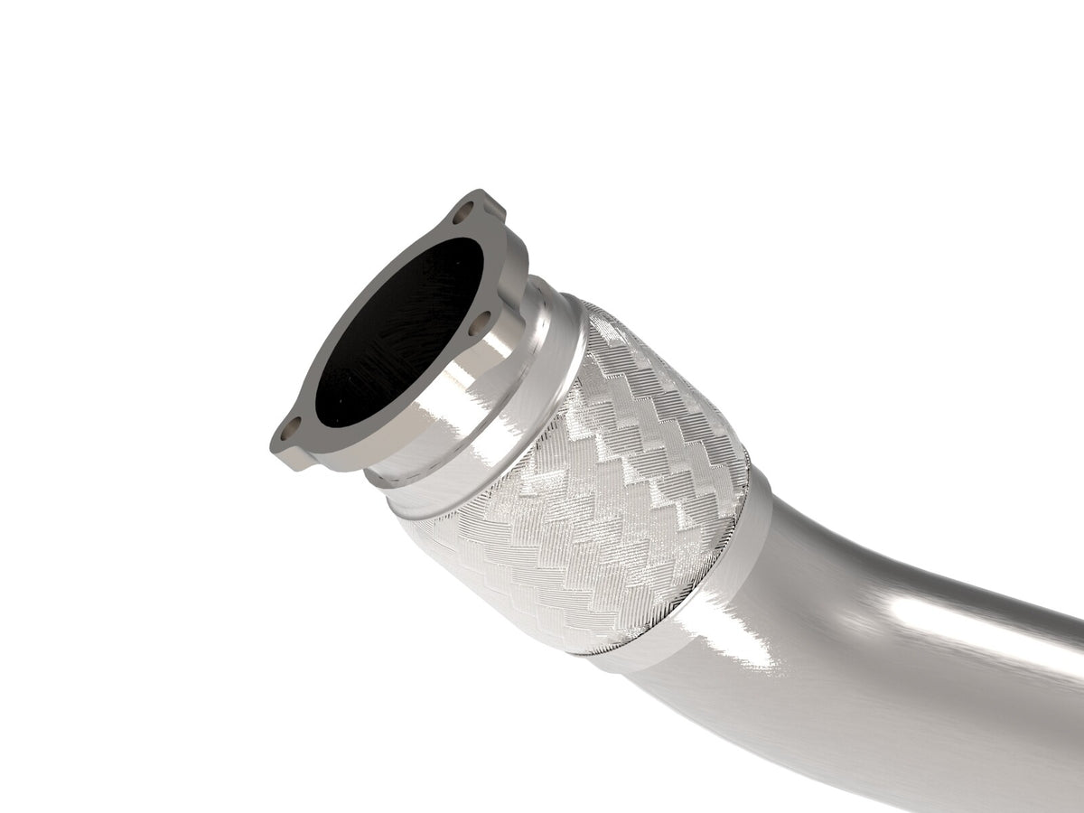 Mach Force-Xp 3 Inch 304 Stainless Steel Front Resonator Delete Pipe Audi A4/A5 (B8) 09-16 L4-2.0L (t) aFe Power-1