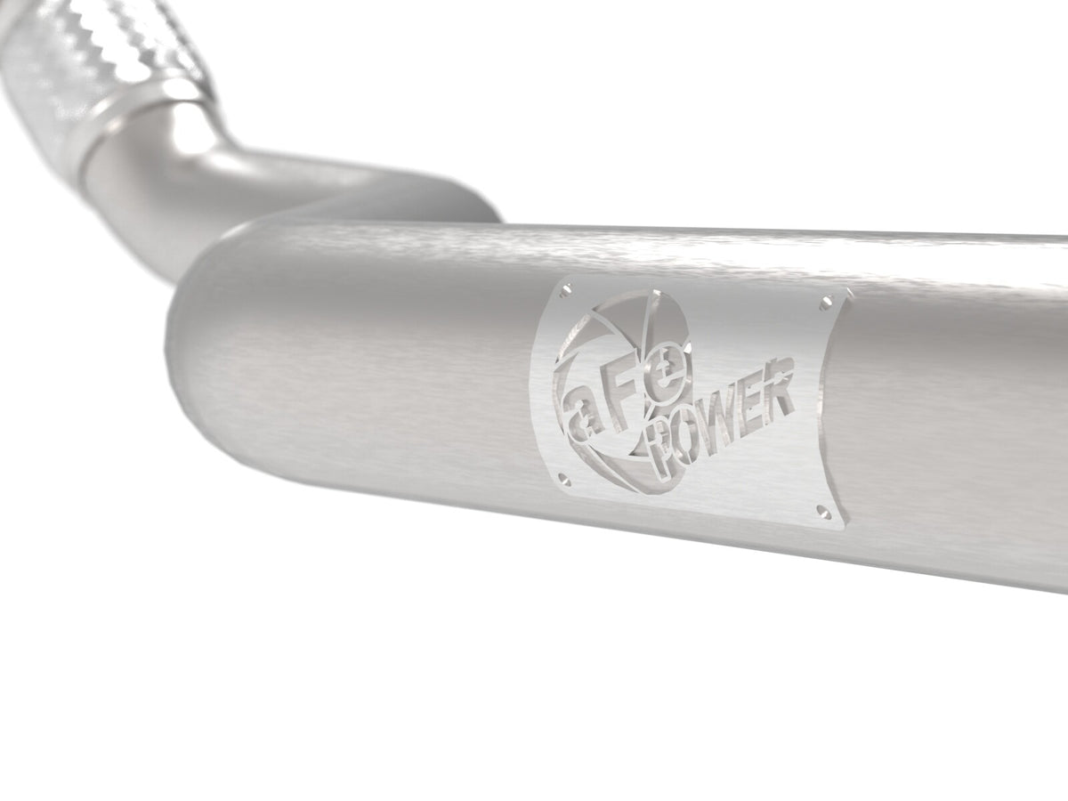 Mach Force-Xp 3 Inch 304 Stainless Steel Front Resonator Delete Pipe Audi A4/A5 (B8) 09-16 L4-2.0L (t) aFe Power-2