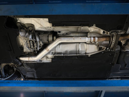 Mach Force-Xp 3 Inch 304 Stainless Steel Front Resonator Delete Pipe Audi A4/A5 (B8) 09-16 L4-2.0L (t) aFe Power-3