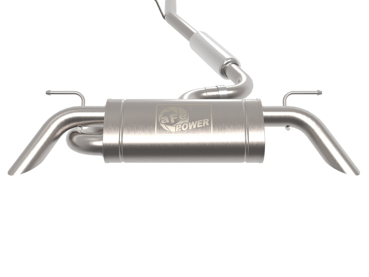 Mach Force-Xp 2-1/2 Inch Stainless Steel Cat-Back Exhaust System w/ Resonator Audi Q3 19-25 L4-2.0L (t) aFe Power-1