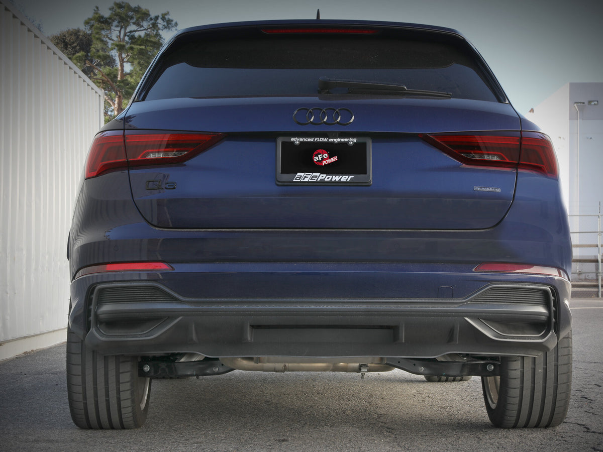Mach Force-Xp 2-1/2 Inch Stainless Steel Cat-Back Exhaust System w/ Resonator Audi Q3 19-25 L4-2.0L (t) aFe Power-3