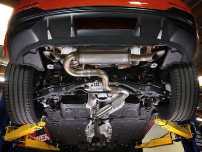 Mach Force-Xp 2-1/2 Inch Stainless Steel Cat-Back Exhaust System w/ Resonator Audi Q3 19-25 L4-2.0L (t) aFe Power-4