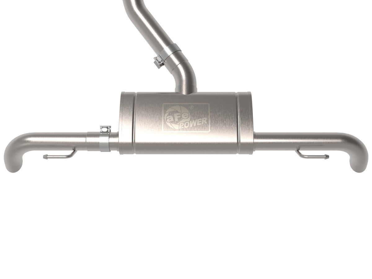 Mach Force-Xp 3 Inch to 2-1/2 Inch Stainless Steel Cat-Back Exhaust System Audi Q5 17-24 L4-2.0L (t) aFe Power-1