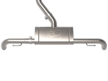 Mach Force-Xp 3 Inch to 2-1/2 Inch Stainless Steel Cat-Back Exhaust System Audi Q5 17-24 L4-2.0L (t) aFe Power-1