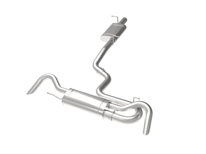 Mach Force-Xp 3 Inch to 2-1/2 Inch 304 SS Cat-Back Hi-Tuck Exhaust System Volkswagen Atlas 18-26 L4-2.0L/V6-3.6L aFe Power