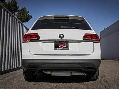 Mach Force-Xp 3 Inch to 2-1/2 Inch 304 SS Cat-Back Hi-Tuck Exhaust System Volkswagen Atlas 18-26 L4-2.0L/V6-3.6L aFe Power-3