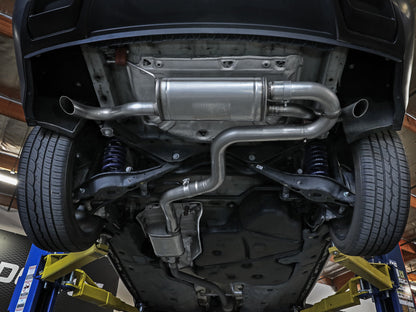 Mach Force-Xp 3 Inch to 2-1/2 Inch 304 SS Cat-Back Hi-Tuck Exhaust System Volkswagen Atlas 18-26 L4-2.0L/V6-3.6L aFe Power-4