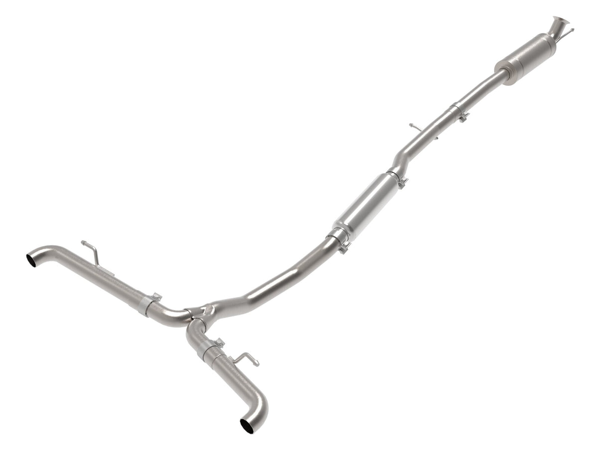 Mach Force-Xp 2-1/2 Inch to 2-1/4 Inch 304 Stainless Steel Cat-Back Exhaust System Mercedes Benz GLA250 14-19 L4-2.0L (t) aFe Power
