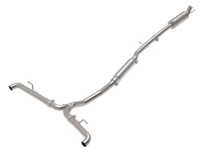 Mach Force-Xp 2-1/2 Inch to 2-1/4 Inch 304 Stainless Steel Cat-Back Exhaust System Mercedes Benz GLA250 14-19 L4-2.0L (t) aFe Power