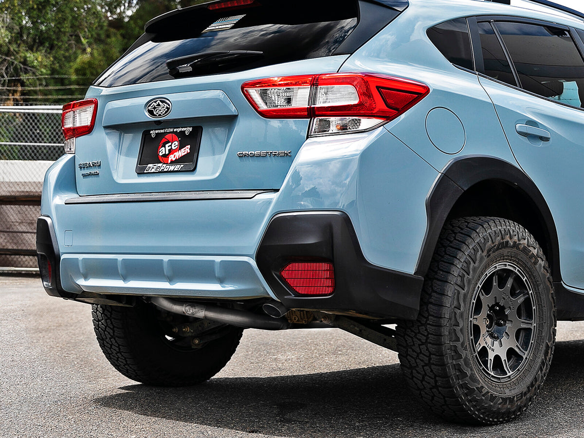 Takeda 2-1/2 Inch 304 Stainless Steel Cat-Back Exhaust System Subaru Crosstrek 18-26 H4-2.0L aFe Power-4