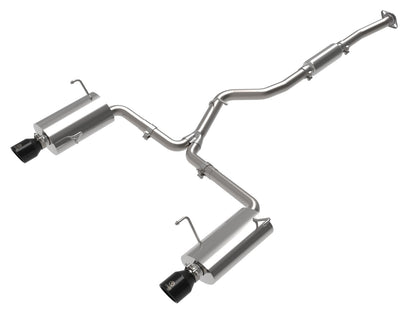 Takeda 2-1/2 Inch to 2-1/4 Inch 304 Stainless Steel Cat-Back Exhaust w/ Tip Subaru Forester Xt 14-18 H4-2.5L (t) aFe Power-5