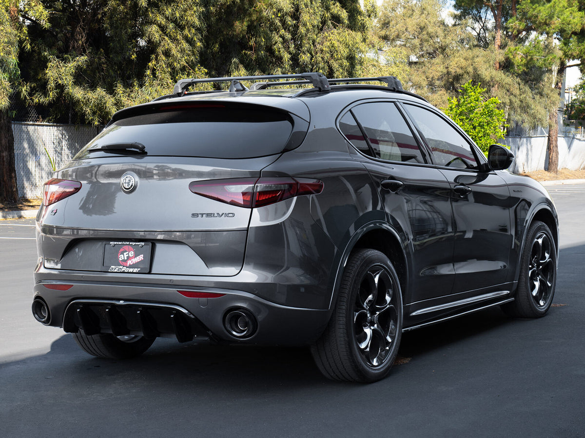 Mach Force-Xp 3 Inch to 2-1/2 Inch 304 Stainless Steel Axle-Back Exhaust System Alfa Romeo Stelvio 17-26 L4-2.0L (t) aFe Power-3