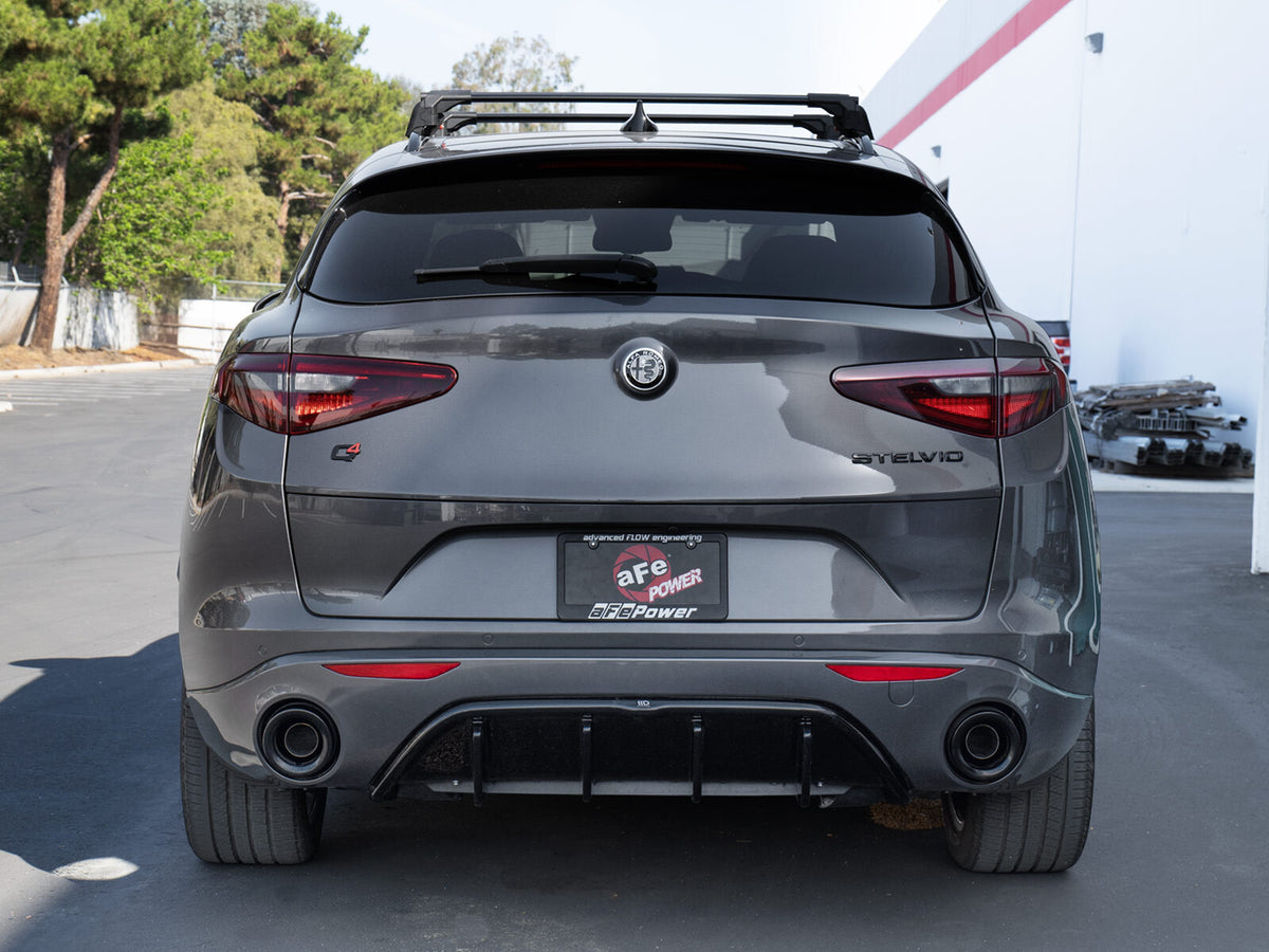Mach Force-Xp 3 Inch to 2-1/2 Inch 304 Stainless Steel Axle-Back Exhaust System Alfa Romeo Stelvio 17-26 L4-2.0L (t) aFe Power-4