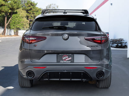 Mach Force-Xp 3 Inch to 2-1/2 Inch 304 Stainless Steel Axle-Back Exhaust System Alfa Romeo Stelvio 17-26 L4-2.0L (t) aFe Power-4