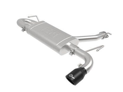 Takeda 2-1/2 Inch 304 Stainless Steel Axle-Back Exhaust System w/ Tips Hyundai Kona 18-23 L4-1.6L (t) aFe Power-2