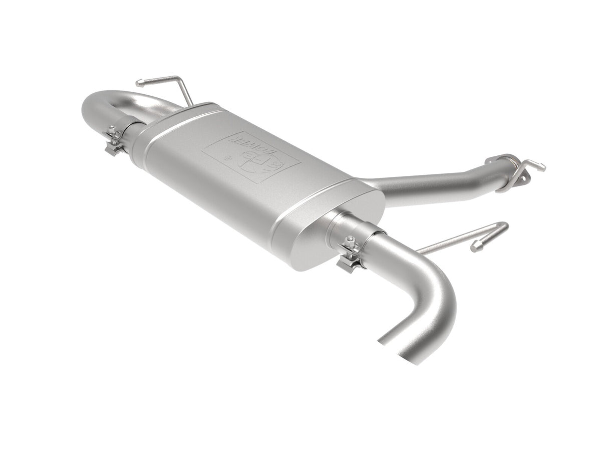 Takeda 2-1/2 Inch 304 Stainless Steel Axle-Back Exhaust System Hyundai Kona 18-23 L4-1.6L (t) aFe Power
