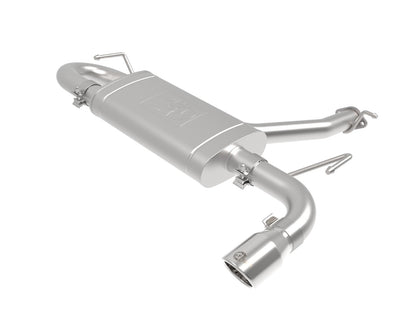 Takeda 2-1/2 Inch 304 Stainless Steel Axle-Back Exhaust System w/ Tips Hyundai Kona 18-23 L4-1.6L (t) aFe Power