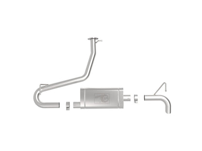 Takeda 2-1/2 Inch 304 Stainless Steel Axle-Back Exhaust System Hyundai Kona 18-23 L4-1.6L (t) aFe Power-1