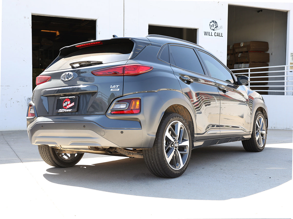 Takeda 2-1/2 Inch 304 Stainless Steel Axle-Back Exhaust System Hyundai Kona 18-23 L4-1.6L (t) aFe Power-2