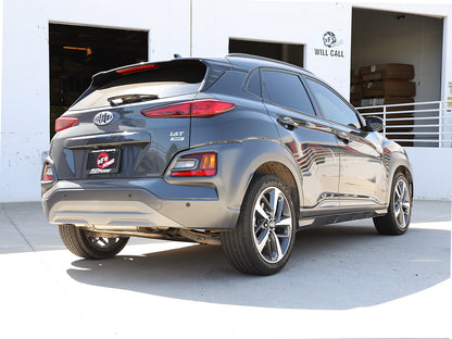 Takeda 2-1/2 Inch 304 Stainless Steel Axle-Back Exhaust System Hyundai Kona 18-23 L4-1.6L (t) aFe Power-2