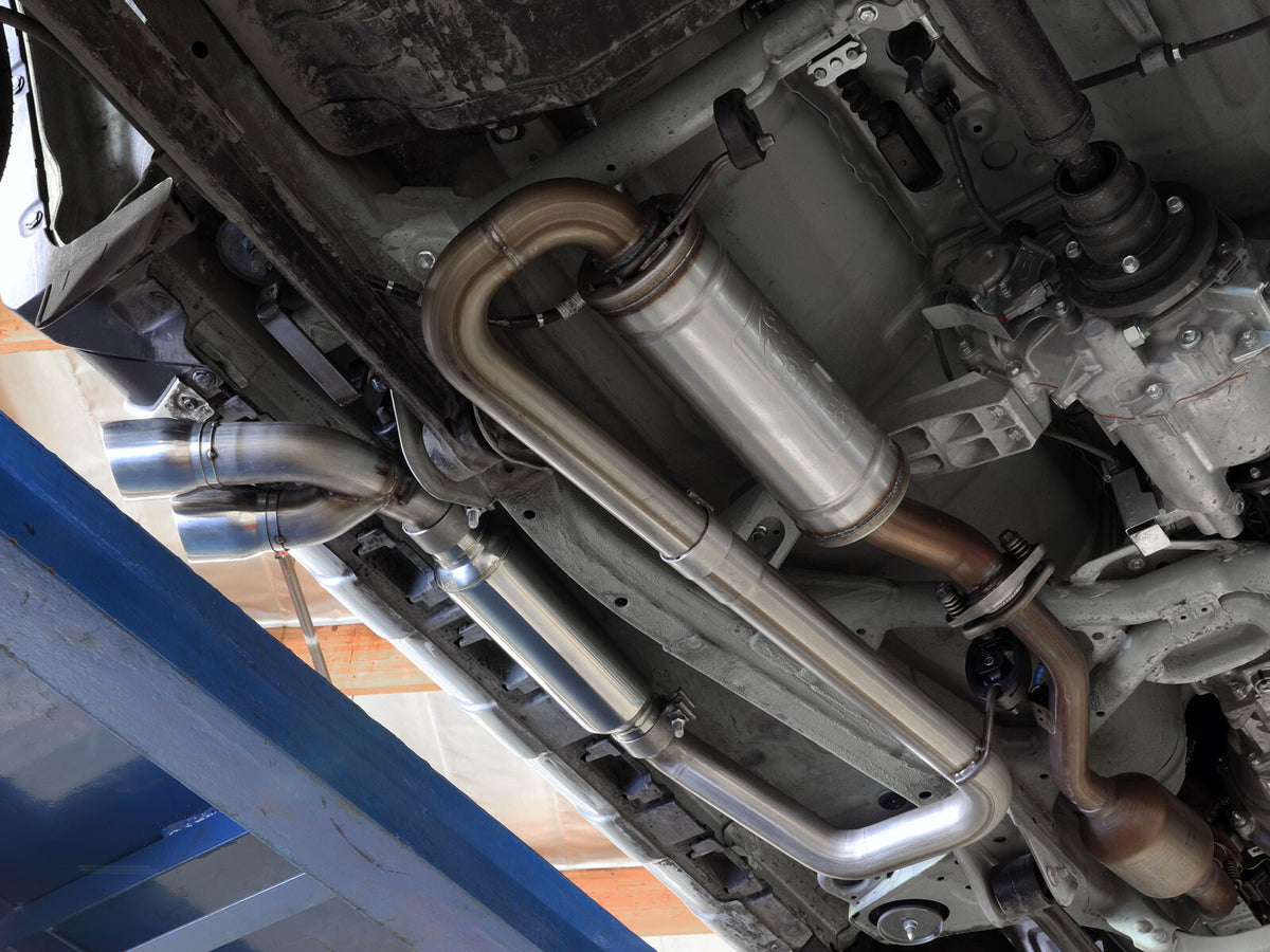 Takeda 2-1/4 Inch 304 Stainless Steel Cat-Back Exhaust System w/ Black Tip Suzuki Jimny 18-25 L4-1.5L aFe Power-4