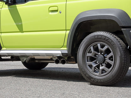 Takeda 2-1/4 Inch 304 Stainless Steel Cat-Back Exhaust w/ Polished Tip Suzuki Jimny 18-25 L4-1.5L aFe Power-2