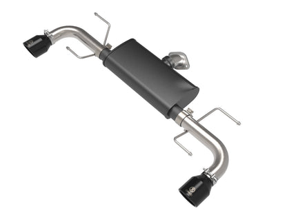 Takeda 2-1/2 Inch 304 Stainless Steel Axle-Back Exhaust System w/ Tip Mazda Cx-5 17-25 L4-2.5/2.5L (t) aFe Power-5