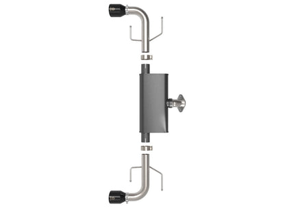 Takeda 2-1/2 Inch 304 Stainless Steel Axle-Back Exhaust System w/ Tip Mazda Cx-5 17-25 L4-2.5/2.5L (t) aFe Power-6