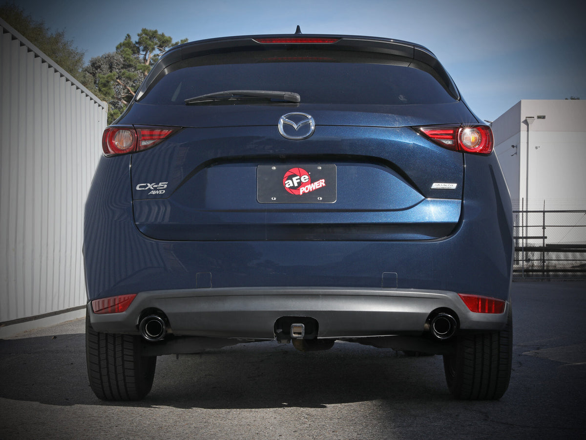 Takeda 2-1/2 Inch 304 Stainless Steel Axle-Back Exhaust System w/ Tip Mazda Cx-5 17-25 L4-2.5/2.5L (t) aFe Power-8