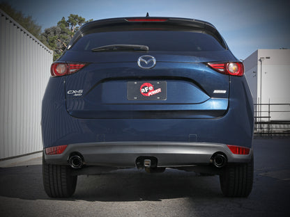 Takeda 2-1/2 Inch 304 Stainless Steel Axle-Back Exhaust System w/ Tip Mazda Cx-5 17-25 L4-2.5/2.5L (t) aFe Power-8