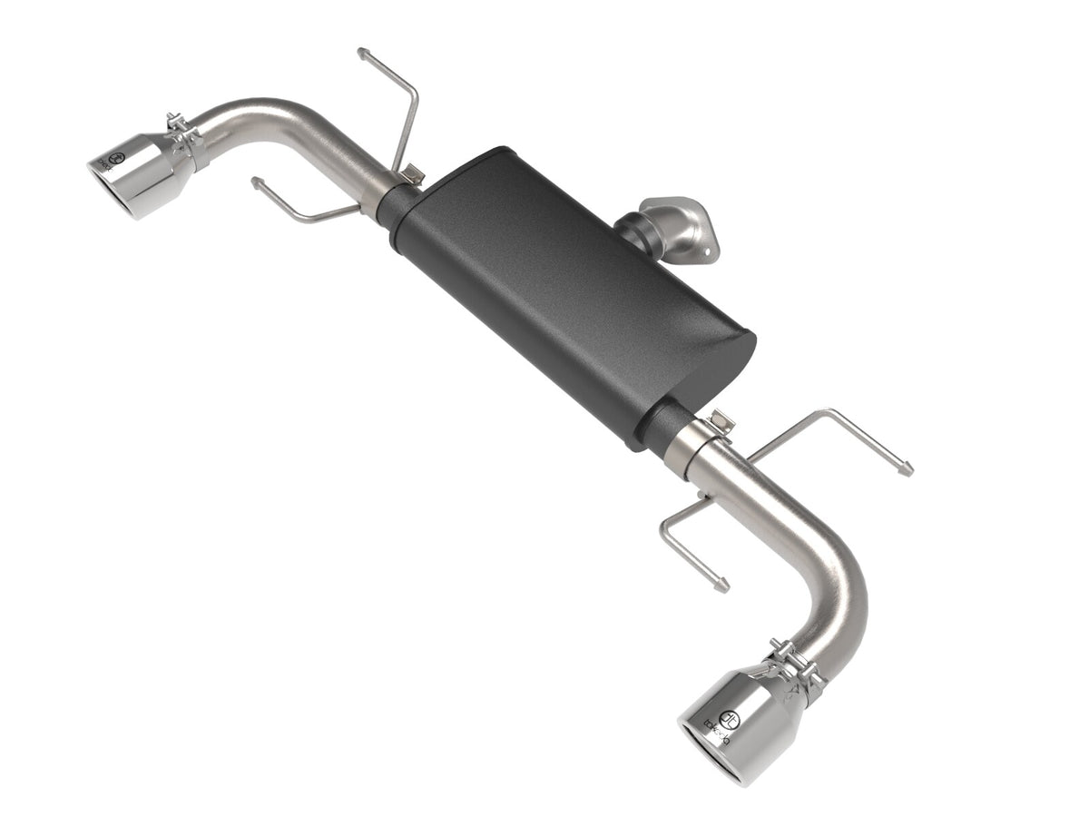 Takeda 2-1/2 Inch 304 Stainless Steel Axle-Back Exhaust System w/ Tip Mazda Cx-5 17-25 L4-2.5/2.5L (t) aFe Power