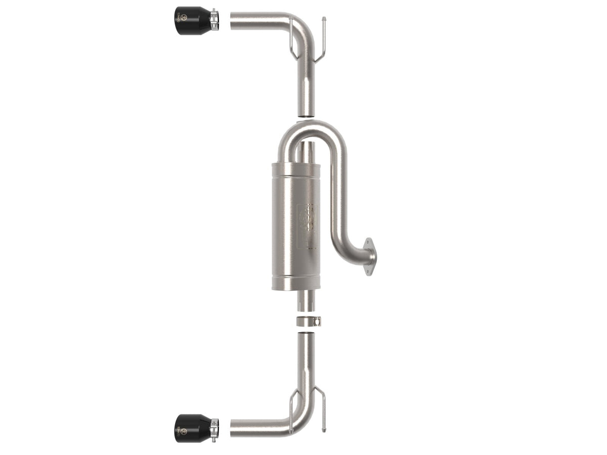 Takeda 3 Inch to 2-1/2 Inch 304 Stainless Steel Axle-Back Exhaust Mazda 3 Hatchback 19-26 L4-2.5L/2.5L (t) aFe Power-16