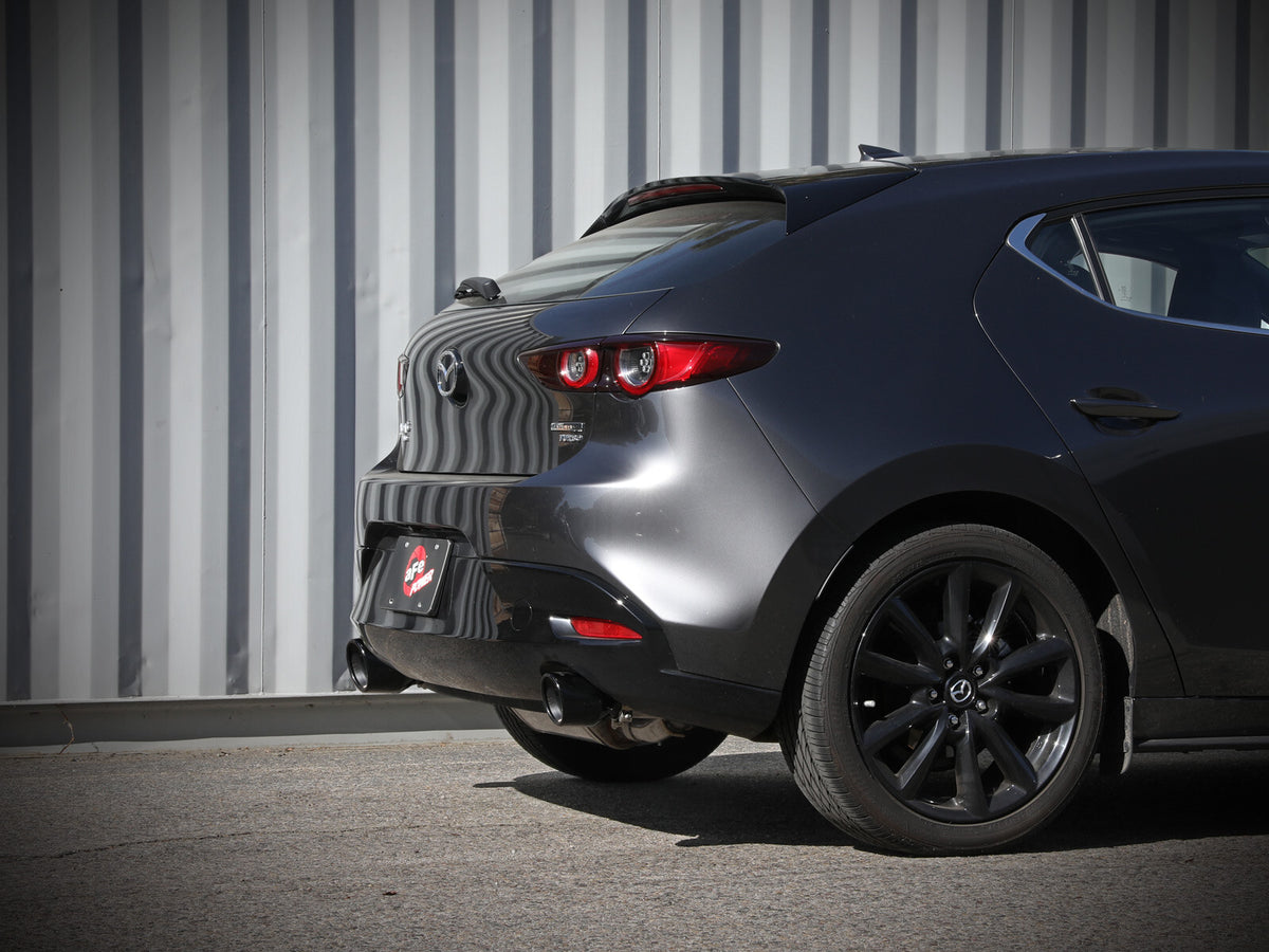 Takeda 3 Inch to 2-1/2 Inch 304 Stainless Steel Axle-Back Exhaust Mazda 3 Hatchback 19-26 L4-2.5L/2.5L (t) aFe Power-17