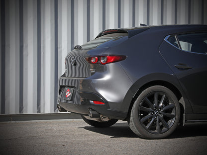 Takeda 3 Inch to 2-1/2 Inch 304 Stainless Steel Axle-Back Exhaust Mazda 3 Hatchback 19-26 L4-2.5L/2.5L (t) aFe Power-12