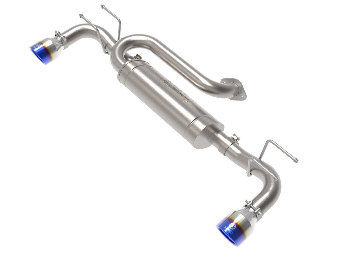 Takeda 3 Inch to 2-1/2 Inch 304 Stainless Steel Axle-Back Exhaust Mazda 3 Hatchback 19-26 L4-2.5L/2.5L (t) aFe Power-5