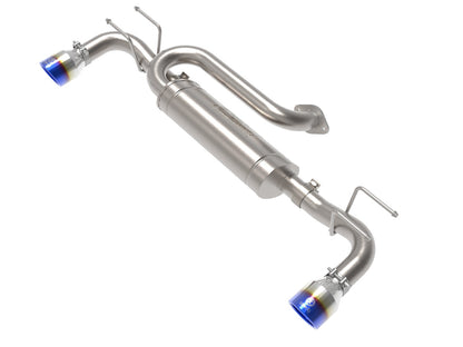 Takeda 3 Inch to 2-1/2 Inch 304 Stainless Steel Axle-Back Exhaust Mazda 3 Hatchback 19-26 L4-2.5L/2.5L (t) aFe Power-5