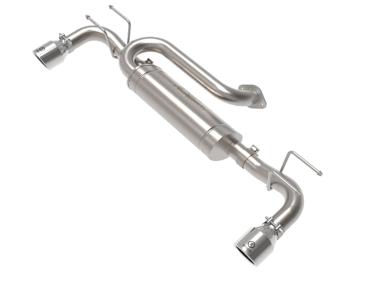 Takeda 3 Inch to 2-1/2 Inch 304 Stainless Steel Axle-Back Exhaust Mazda 3 Hatchback 19-26 L4-2.5L/2.5L (t) aFe Power