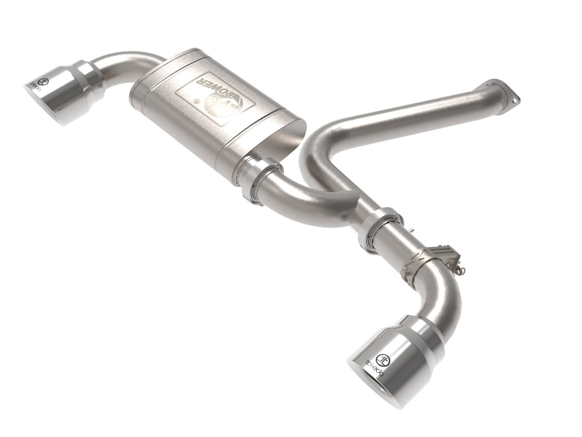 Takeda 3 Inch 304 Stainless Steel Axle-Back Exhaust w/ Tips Hyundai Kona N 22-23 L4-2.0L (t) aFe Power