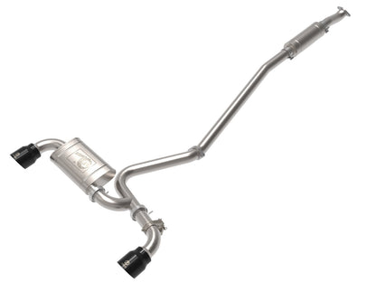 Takeda 3 Inch 304 Stainless Steel Cat-Back Exhaust w/ Tips Hyundai Kona N 22-23 L4-2.0L (t) aFe Power-4