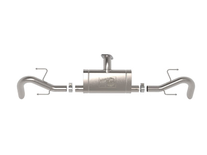 Takeda 2-1/2 Inch 304 Stainless Steel Axle-Back Hi-Tuck Exhaust System Mazda Cx-90 24-26 L4/L6 aFe Power-1