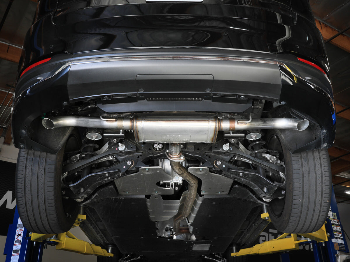 Takeda 2-1/2 Inch 304 Stainless Steel Axle-Back Hi-Tuck Exhaust System Mazda Cx-90 24-26 L4/L6 aFe Power-2