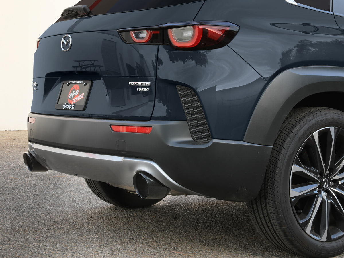 Takeda 2-1/2 Inch 304 Stainless Steel Axle-Back Exhaust System w/ Tip Mazda Cx-50 23-26 L4-2.5L/2.5L (t) aFe Power-11