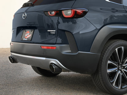Takeda 2-1/2 Inch 304 Stainless Steel Axle-Back Exhaust System w/ Carbon Tip Mazda Cx-50 23-26 L4-2.5L/2.5L (t) aFe Power-4