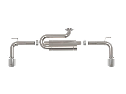 Takeda 2-1/2 Inch 304 Stainless Steel Axle-Back Exhaust System w/ Tip Mazda Cx-50 23-26 L4-2.5L/2.5L (t) aFe Power-3