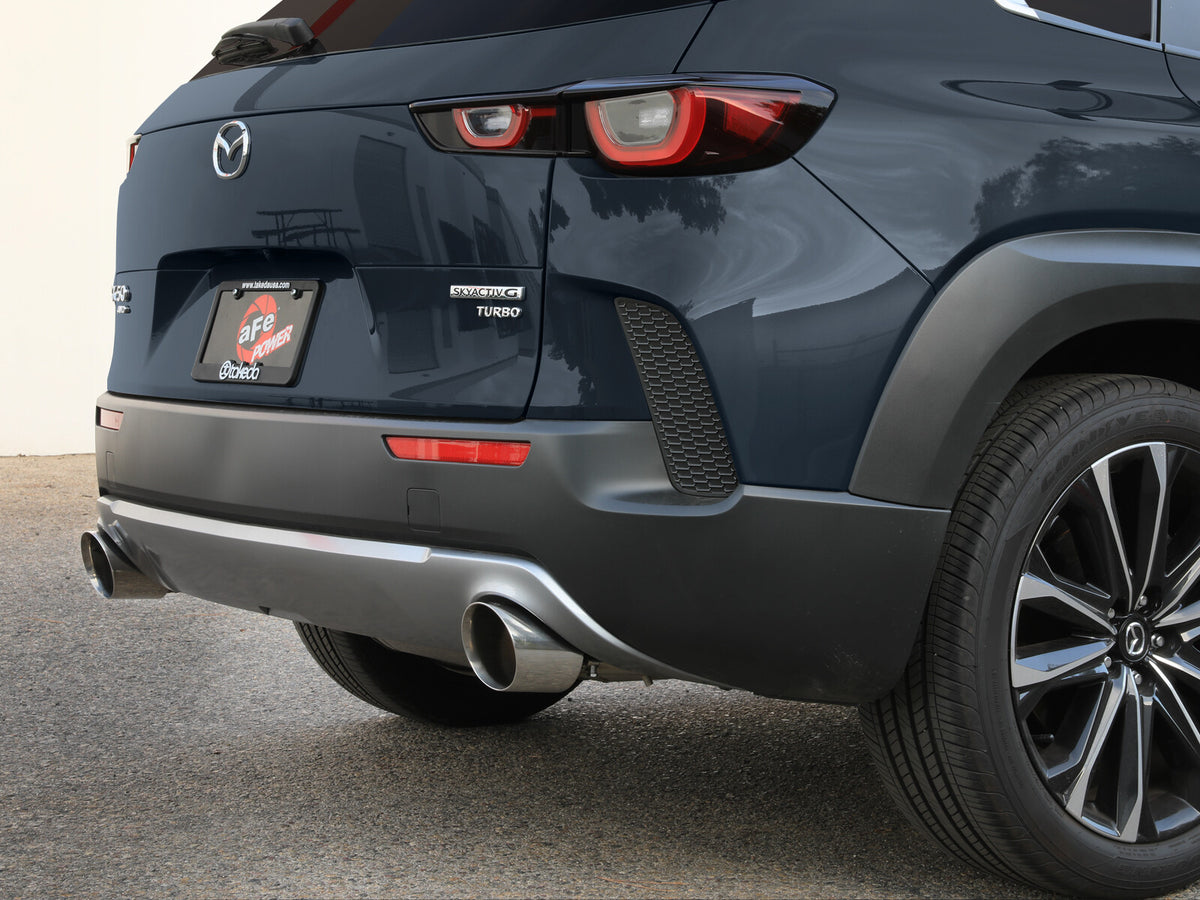 Takeda 2-1/2 Inch 304 Stainless Steel Axle-Back Exhaust System w/ Tip Mazda Cx-50 23-26 L4-2.5L/2.5L (t) aFe Power-4
