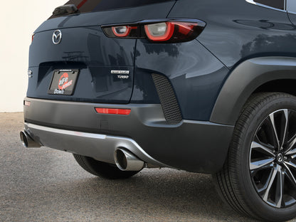 Takeda 2-1/2 Inch 304 Stainless Steel Axle-Back Exhaust System w/ Tip Mazda Cx-50 23-26 L4-2.5L/2.5L (t) aFe Power-4
