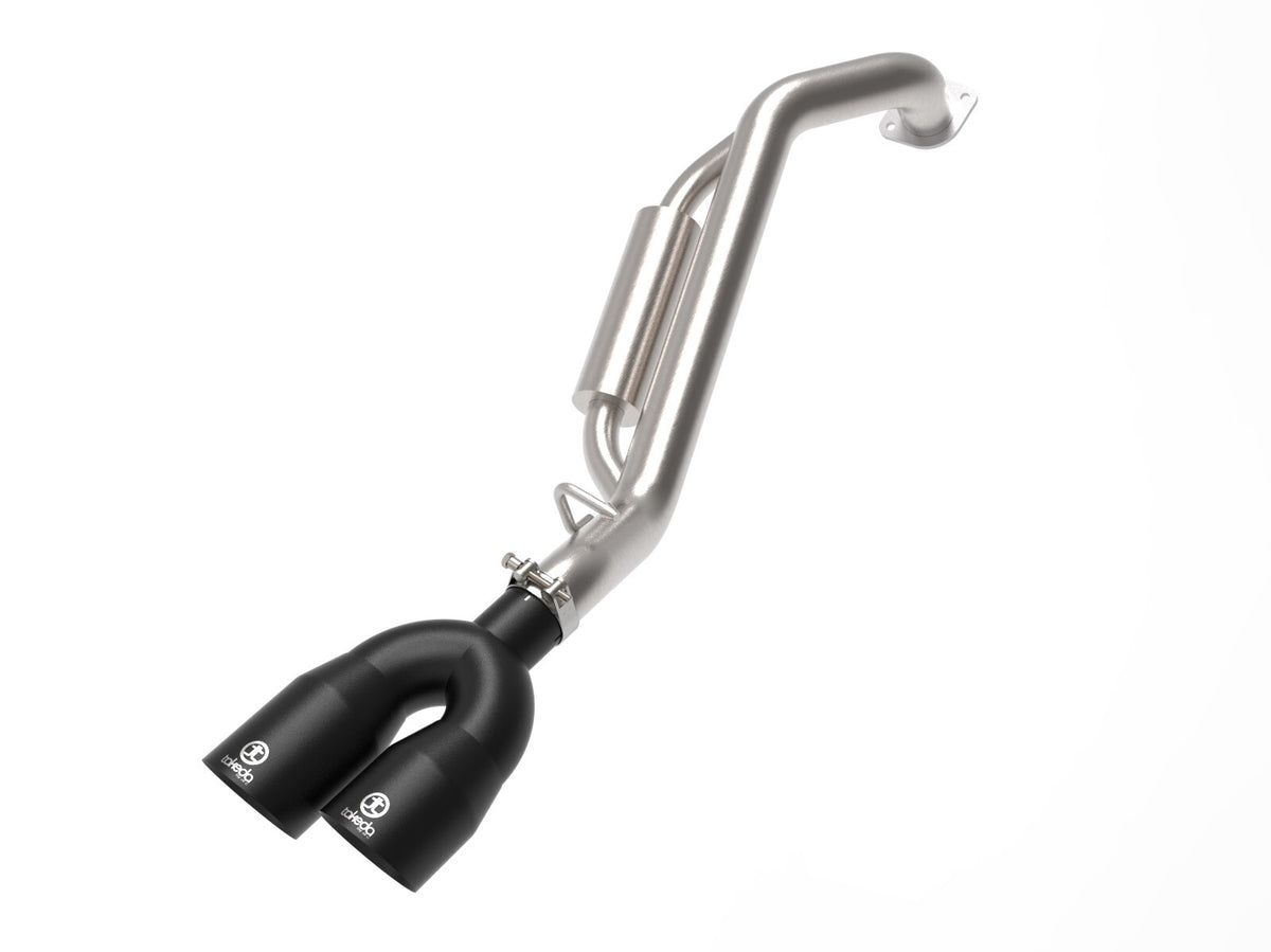 Takeda 2-1/2 Inch 304 Stainless Steel Axle-Back Exhaust System w/ Tips Hyundai Kona N Line 24-25 L4-1.6L (t) FWD aFe Power-6