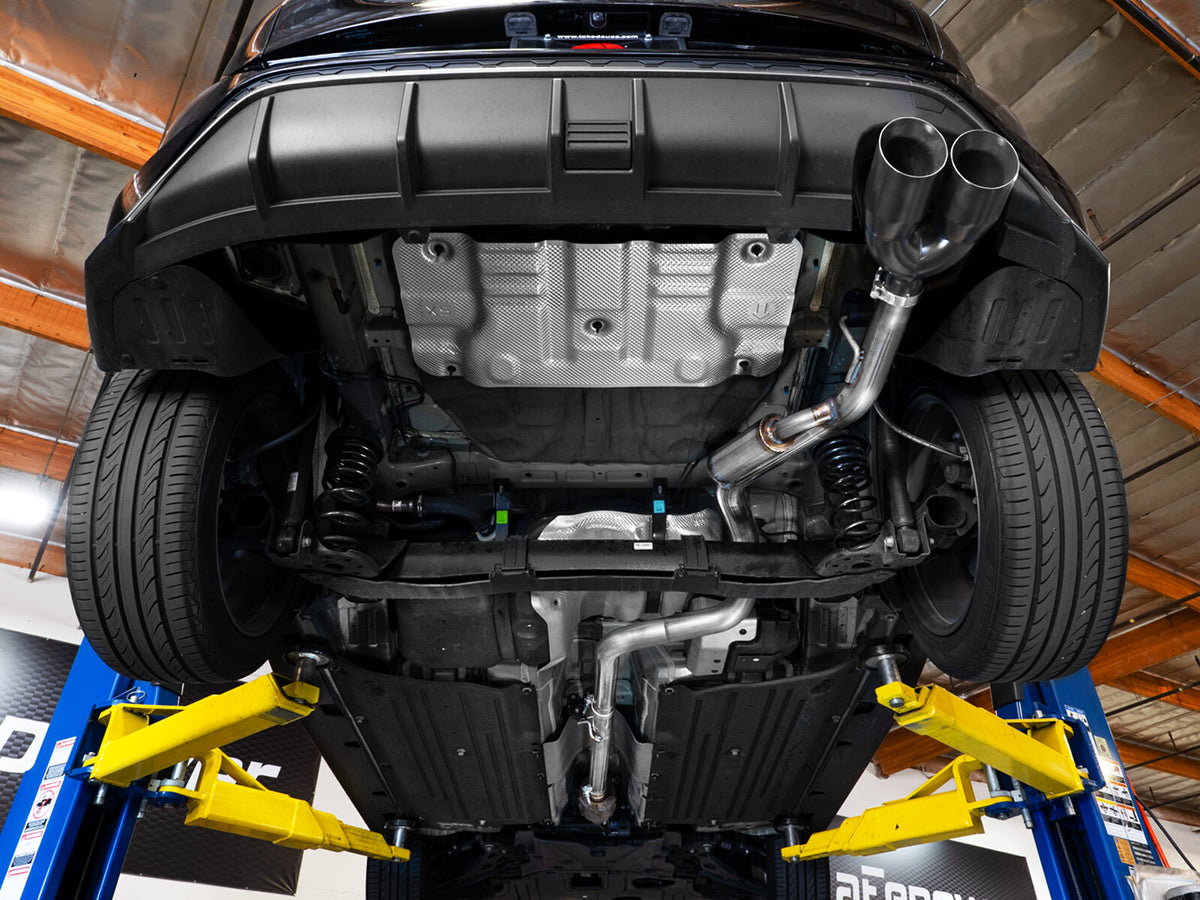 Takeda 2-1/2 Inch 304 Stainless Steel Axle-Back Exhaust System w/ Tips Hyundai Kona N Line 24-25 L4-1.6L (t) FWD aFe Power-10