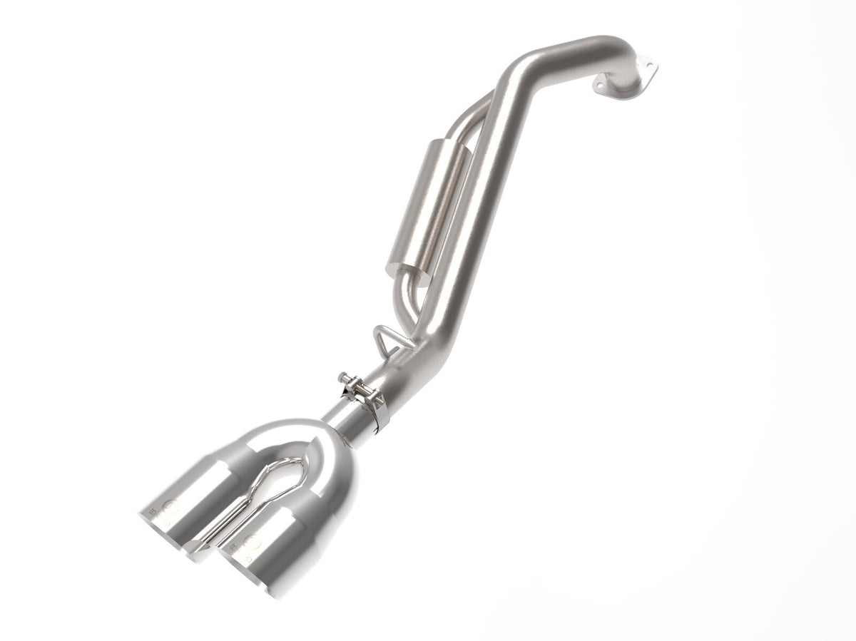 Takeda 2-1/2 Inch 304 Stainless Steel Axle-Back Exhaust System w/ Tips Hyundai Kona N Line 24-25 L4-1.6L (t) FWD aFe Power