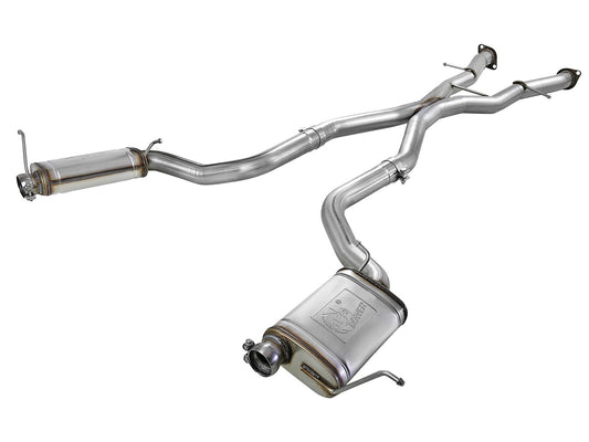 Mach Force-Xp 3 Inch 304 Stainless Steel Cat-Back Exhaust System Jeep Grand Cherokee (WK2) 12-21 V8-6.4L/V8-6.2L (sc) Hemi aFe Power